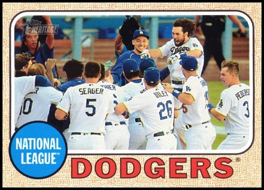323 Los Angeles Dodgers Team Card